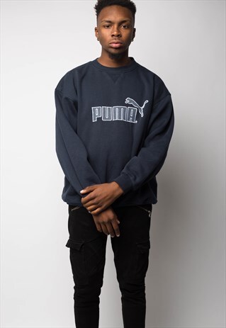 VINTAGE PUMA SPELLOUT SWEATSHIRT