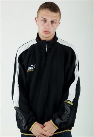 90S PUMA KING 1/4 ZIP SWEATSHIRT
