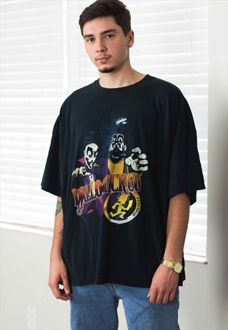 VINTAGE INSANE CLOWN POSSE CONCERT ROCK T-SHIRT X 10.4