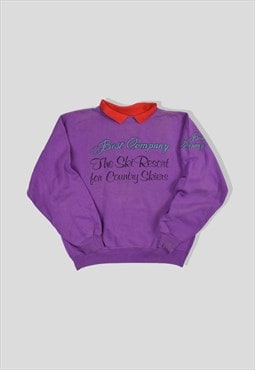 Vintage 1980s Best Company Sweatshirt in Purple