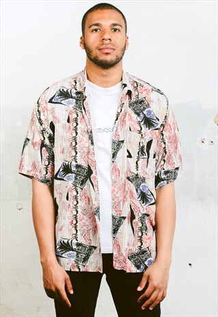 VINTAGE ABSTRACT PATTERN SHIRT