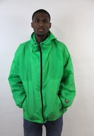 VINTAGE HELLY HANSEN LIGHT GREEN SPORTS JACKET