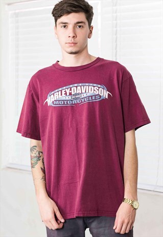 VINTAGE HARLEY-DAVIDSON T-SHIRT LOGO 90S XL 10.2