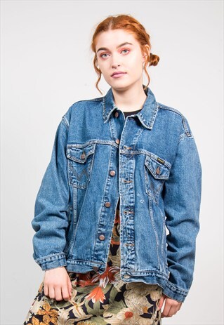 VINTAGE WRANGLER OVERSIZE DENIM JACKET