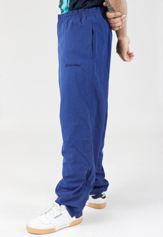 VINTAGE 90'S LOTTO NAVY TRACKSUIT BOTTOMS