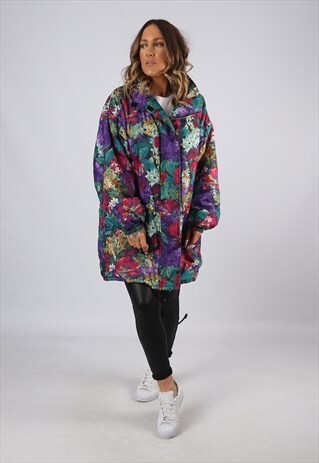 SKI JACKET SNOW SPORTS OVERSIZED PATTERNED UK 16 (GJ2T)