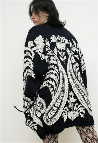 VINTAGE CARDIGAN BUTTON UP KNITWEAR UNISEX PULLOVER 90S