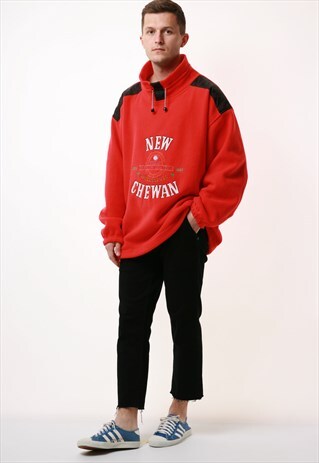 90S RARE VINTAGE CHEWAN FLEECE JUMPER 16491
