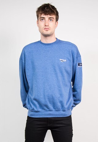 RETRO 90'S BABY BLUE REEBOK SWEATSHIRT JUMPER