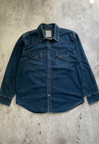 Vintage Levis Denim Button Up Shirt
