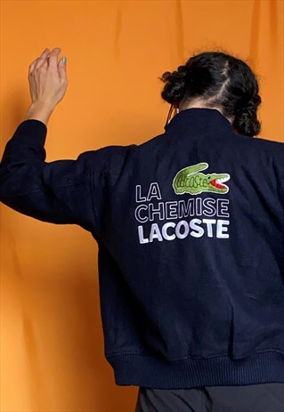 VINTAGE RARE 90S LACOSTE VARSITY BOMBER JACKET