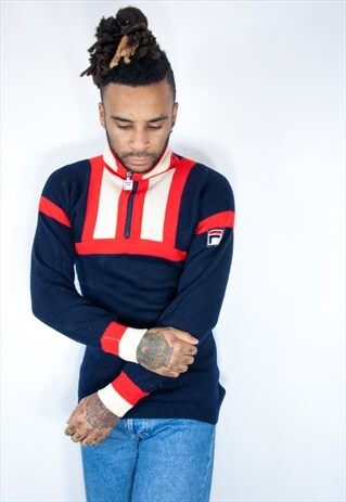 RARE FILA ZIP JUMPER