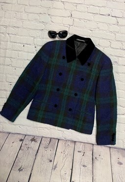Vintage Patterned Wool Jacket