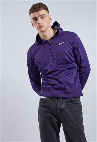 VINTAGE NIKE 1/4 ZIP HOODIE