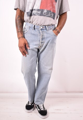 LEVI'S 501 MENS VINTAGE JEANS W40 L28 BLUE 90S