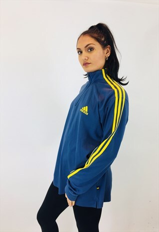 VINTAGE ADIDAS CLASSIC 3 STRIPE LONG SLEEVE T SHIRT