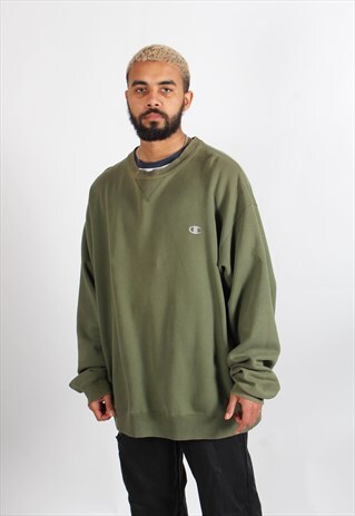 VINTAGE CHAMPION SWEATSHIRT GREEN
