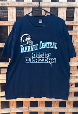 Vintage Russell athletic Blue chargers blue T-shirt XL 