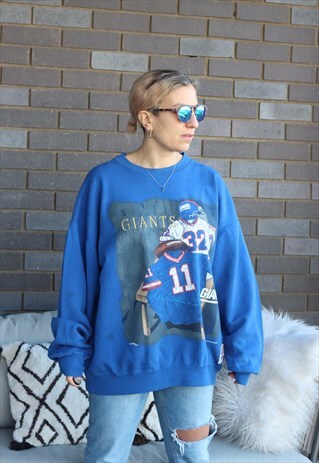 VINTAGE 1994 RARE NY GIANTS OVERSIZED NFL SWEATSHIRT