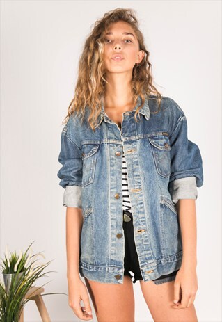 VINTAGE 80S WRANGLER DENIM JACKET / R106