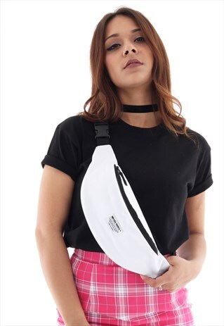 WHITE BUM BAG