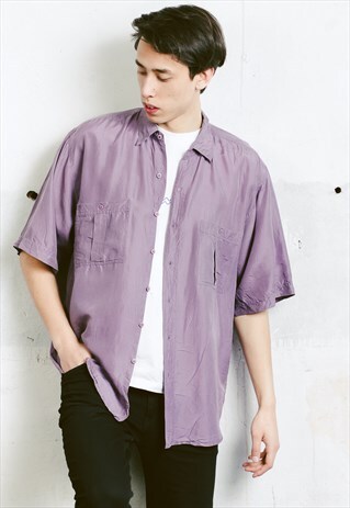 VINTAGE 90S SILK SHIRT