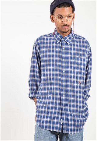 VINTAGE 80S CLASSIC TOMMY HILFIGER SHIRT / S7157