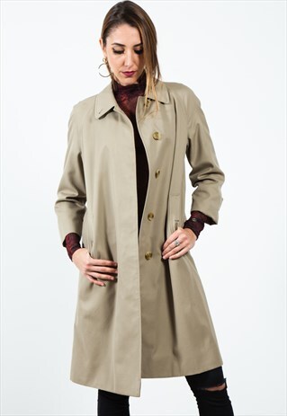 VINTAGE 80S ORIGINAL BURBERRY TRENCH / S2499