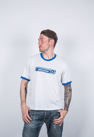 VINTAGE 1990S WHITE ADIDAS T-SHIRT
