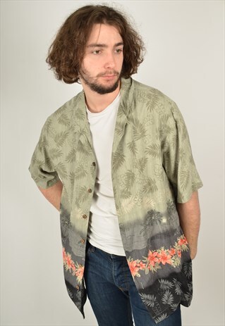 VINTAGE HAWAIIAN PATTERNED FESTIVAL SHIRT
