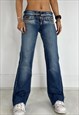 VINTAGE Y2K MISS SIXTY JEANS DISTRESSED LOW RISE BOOTCUT 90S