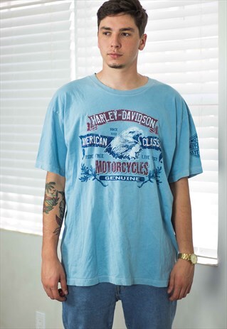 VINTAGE HARLEY DAVIDSON T-SHIRT LOGO 90S XL 7.1