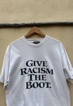 Anti racism vintage Timberland tshirt