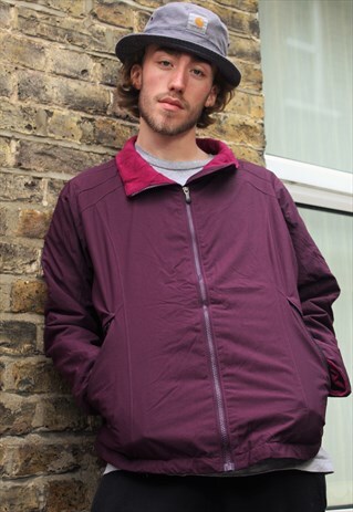 RETRO / 90'S / COLUMBIA / MAROON JACKET
