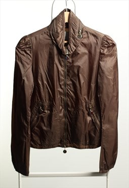 Vintage Moncler Rain Light Jacket Puff Sleeves Deep Green S