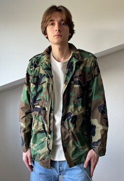 Vintage ALPHA INDUSTRIES Field Jacket Military Coat M65 80s