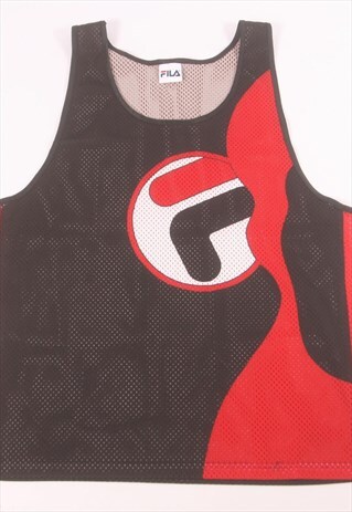 90S FILA BIG LOGO BASKETBALL HIP HOP JERSEY MADE IN USA