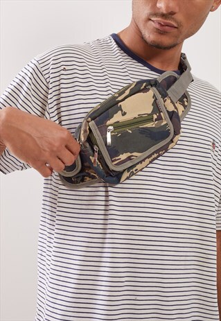VINTAGE CAMO FESTIVAL BUM BAG