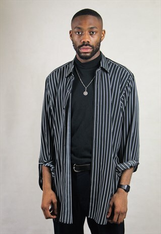 OVERSIZED VINTAGE / SILK SHIRT