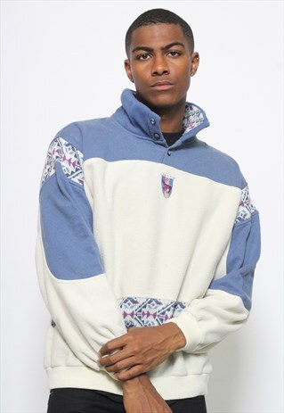 VINTAGE LOTTO PATTERN FLEECE