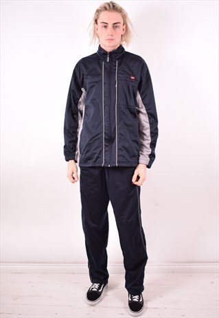 NIKE MENS VINTAGE FULL TRACKSUIT MEDIUM BLUE 90S