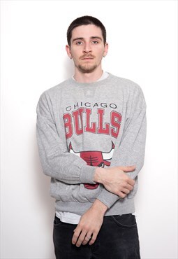 Vintage Starter 90S Chicago Bulls Sweatshirt Pullover