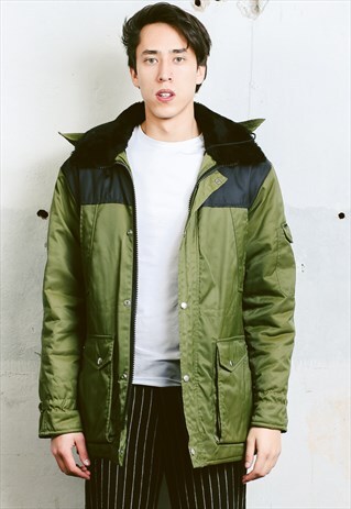 VINTAGE 90S UTILITY PARKA COAT