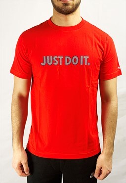Vintage Nike Just Do It T-Shirt in Red