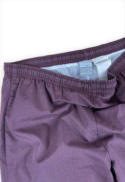 Nike Vintage Y2K Burgundy 3/4 length shorts mesh lined