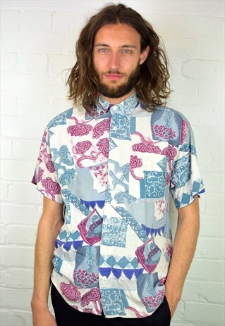 VINTAGE 90'S PATTERNED SHIRT