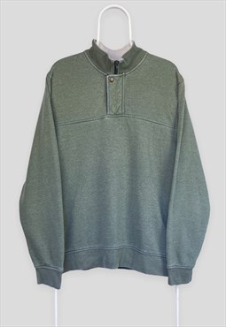 Vintage Orvis 1/4 Zip Green Sweatshirt XL