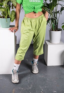 Vintage High-waisted Trousers in Green