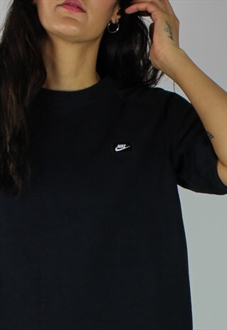 VINTAGE NIKE SWEATSHIRT FABRIC TSHIRT TOP W LOGO FRONT