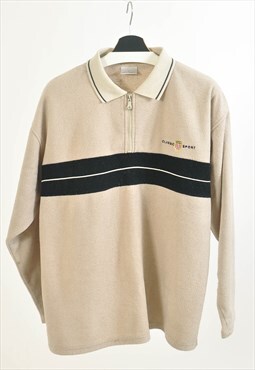 VINTAGE 90S polo sweatshirt 